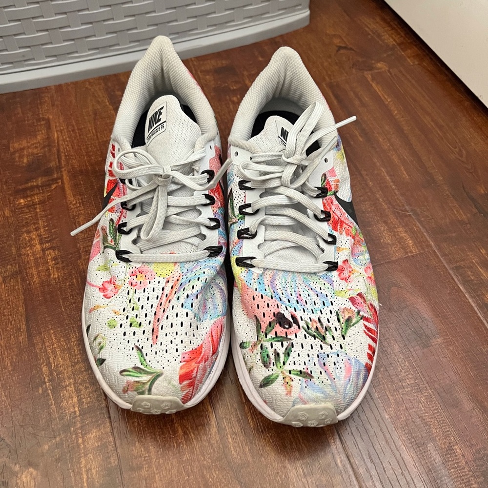 Flower Print Nike Shoes